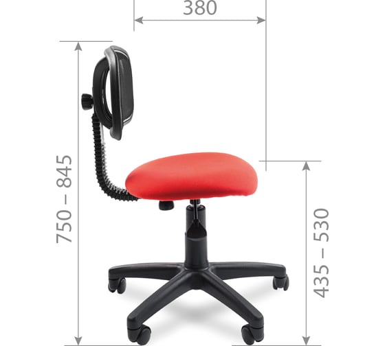 Компьютерное кресло CHAIRMAN 250 C-02 красный 00-07014783