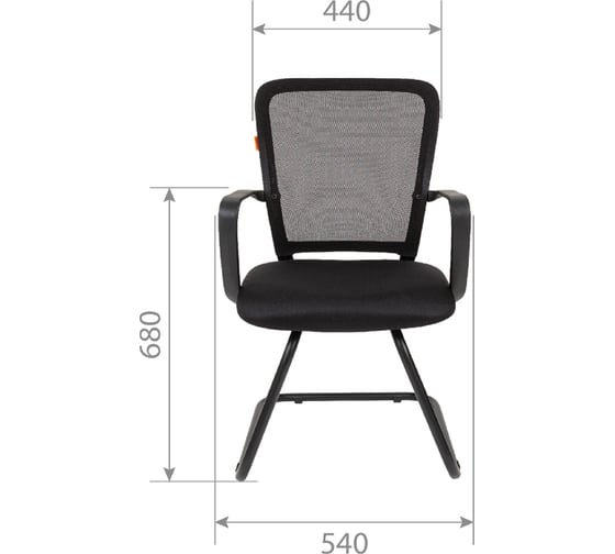 Конференц-кресло CHAIRMAN 698 V TW-01 черный 00-07065246