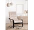 Кресло Альс (Оскар), Венге, ткань Tesla beige (бежевая) Leset 6782-0460 2