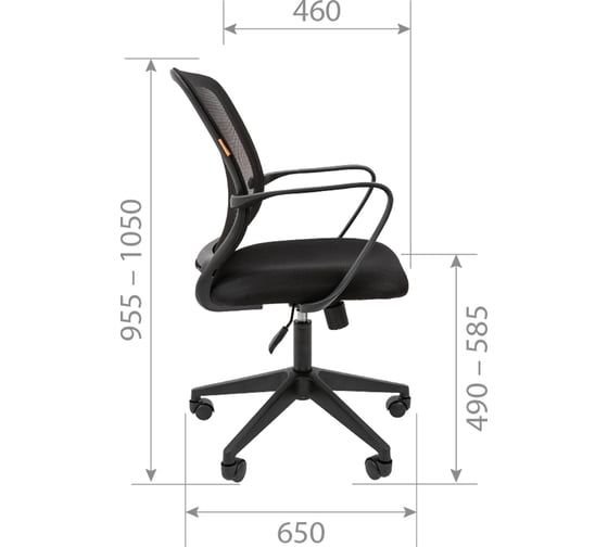 Компьютерное кресло CHAIRMAN 698 TW-04 серый 00-07058333