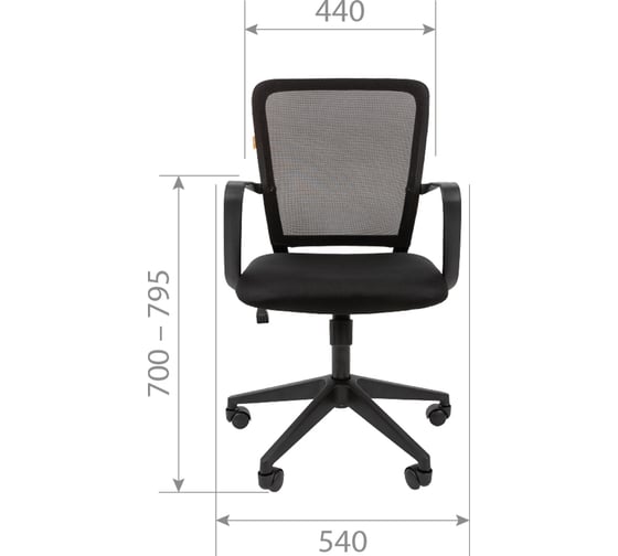 Компьютерное кресло CHAIRMAN 698 TW-04 серый 00-07058333