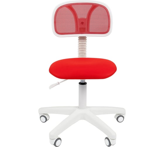 Компьютерное кресло CHAIRMAN 250 белый пластик TW-19/TW-69 красный 00-07019773