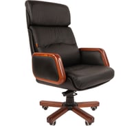 Компьютерное кресло CHAIRMAN 417 кожа черная 00-06082581