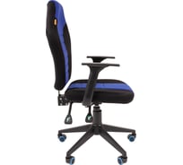 Игровое кресло CHAIRMAN game 8 TW черный/синий 00-07027141