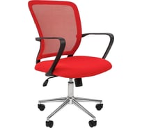 Компьютерное кресло CHAIRMAN 698 TW-69 красный хром 00-07062445