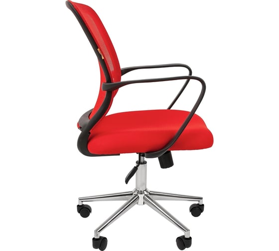 Компьютерное кресло CHAIRMAN 698 TW-69 красный хром 00-07062445