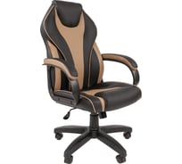Компьютерное кресло CHAIRMAN 299 экопремиум черный/бежевый 00-07062452