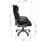 Компьютерное кресло CHAIRMAN 442 ткань R 015 черный 00-07059613 2