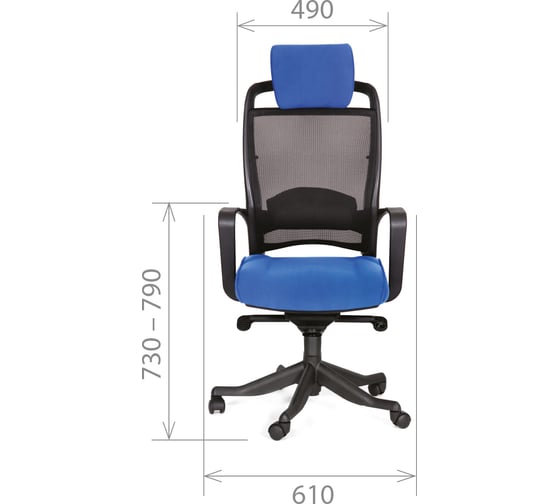 Компьютерное кресло CHAIRMAN 283 26-21 синий 00-06033868