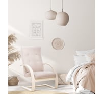 Кресло Leset Мелория (Монэ), Слоновая кость, ткань Tesla beige (бежевая) 6754-0506