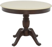 Стол AURORA Леонардо D100, Темный орех/Слоновая кость 102033