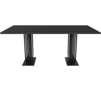 Обеденный прямоугольный кухонный стол GENGLASS ARFEO Duo 180х90 GGT-28-2-2-18090