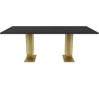 Обеденный прямоугольный кухонный стол GENGLASS ARFEO Duo 200х100 GGT-28-1-2-200-100