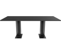 Обеденный прямоугольный кухонный стол GENGLASS ARFEO Duo, 200х100 GGT-28-2-2-200-100