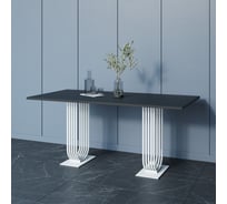 Обеденный прямоугольный кухонный стол GENGLASS ARFEO Duo, 180х90 GGT-28-3-2-18090
