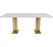 Обеденный прямоугольный кухонный стол GENGLASS ARFEO Duo 180х90 GGT-28-1-3-18090