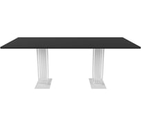 Обеденный прямоугольный кухонный стол GENGLASS ARFEO Duo 200х100 GGT-28-3-2-200-100