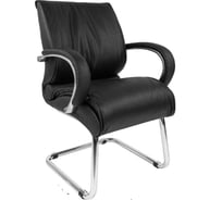 Компьютерное кресло CHAIRMAN 445 кожа черная N 00-07068530