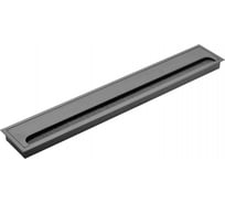 Пропуск для кабеля GTV МЕРИДА 80x500 ММ, цвет черный 15 шт LB-80X500-20