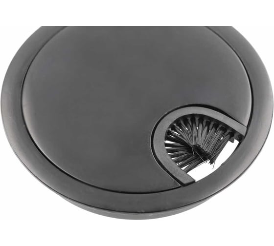 Пропуск для кабеля GTV FI-80, цвет черный матовый PM-LBFI80-20M