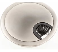 Пропуск для кабеля GTV FI-80, цвет сатин 12 шт PM-LBFI80-02