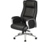 Кресло BN_Jl_Руководителя Echair-545 ML Комус Мебель кожа черная, хром 425118 2