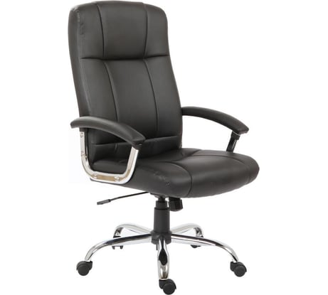 Кресло для руководителя Easy Chair 524 TPU черное, экокожа, металл 299470
