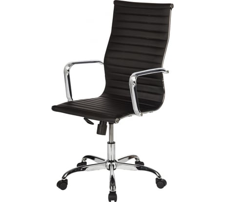 Кресло для руководителя Easy Chair 711 TPU черное, искусственная кожа, металл 1127793