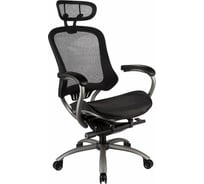 Кресло для руководителя Easy Chair Picasso-E черное, сетка, металл 322023