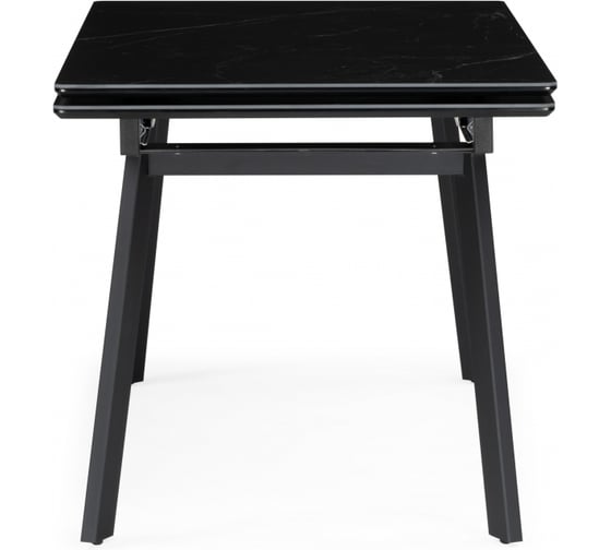 Керамический стол Woodville Норман 140(200)х80 черный мрамор shakespeare black/черный 612902