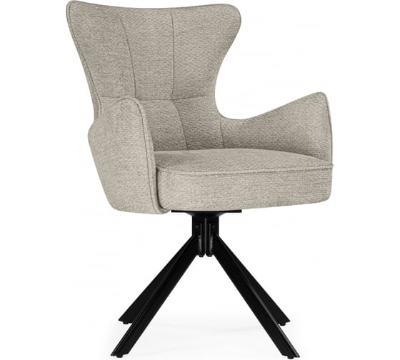 Стул на металлокаркасе Woodville Atlanta beige/black 15831