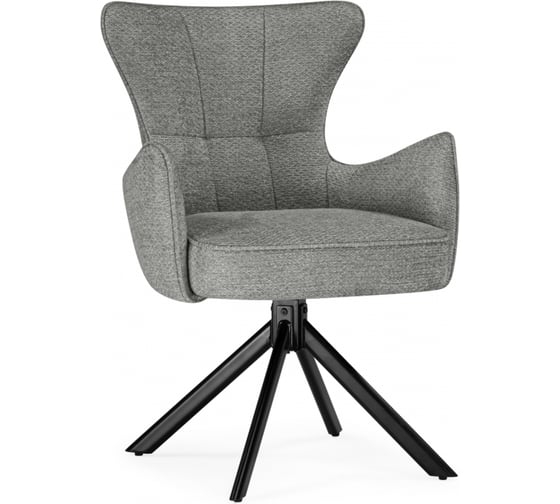 Стул на металлокаркасе Woodville Atlanta gray/black 15832