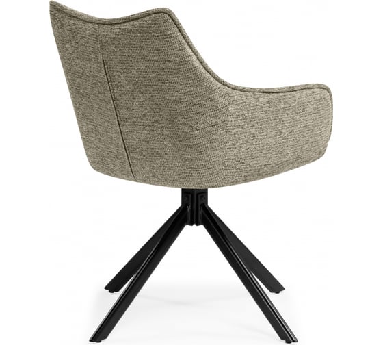 Стул на металлокаркасе Woodville Denever beige/black 15837