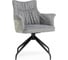 Стул на металлокаркасе Woodville Kaser 360 крутящийся grey/black 15841 2