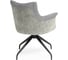 Стул на металлокаркасе Woodville Kaser 360 крутящийся grey/black 15841 4
