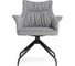 Стул на металлокаркасе Woodville Kaser 360 крутящийся grey/black 15841 6