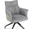 Стул на металлокаркасе Woodville Kaser 360 крутящийся grey/black 15841 7
