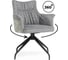 Стул на металлокаркасе Woodville Kaser 360 крутящийся grey/black 15841 1