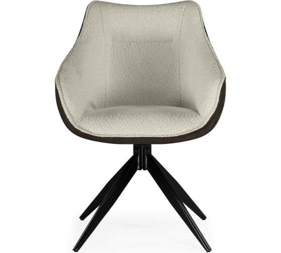 Стул на металлокаркасе Woodville Kansas brown/cream/black 15833