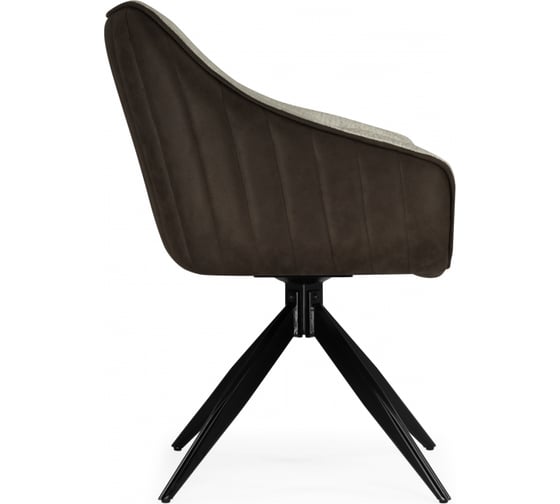 Стул на металлокаркасе Woodville Kansas brown/cream/black 15833