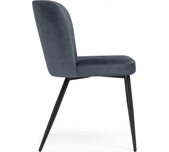 Стул на металлокаркасе Woodville Kilian dark gray/black 15846