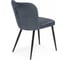 Стул на металлокаркасе Woodville Kilian dark gray/black 15846 3