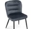 Стул на металлокаркасе Woodville Kilian dark gray/black 15846 5