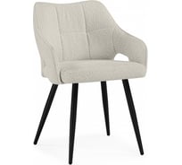 Стул на металлокаркасе Woodville Hera beige/black 15844