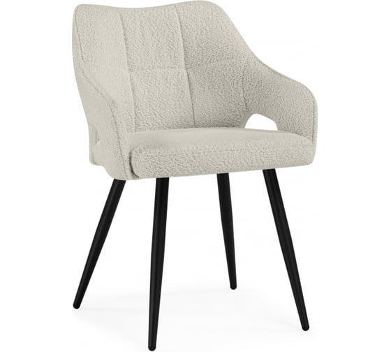 Стул на металлокаркасе Woodville Hera beige/black 15844