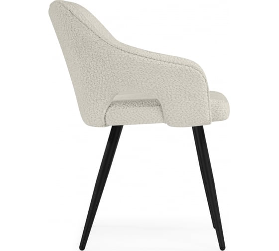 Стул на металлокаркасе Woodville Hera beige/black 15844