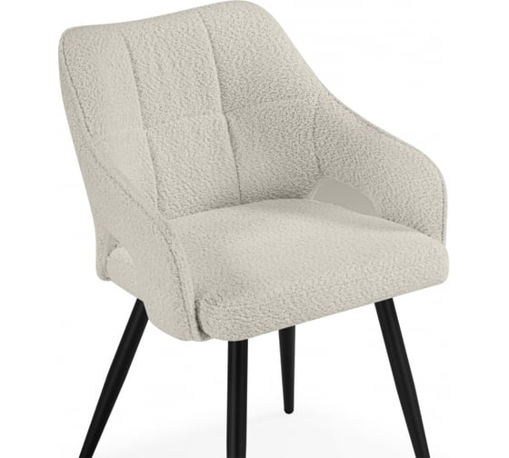 Стул на металлокаркасе Woodville Hera beige/black 15844