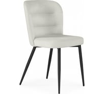 Стул на металлокаркасе Woodville Kilian light beige/black 15845