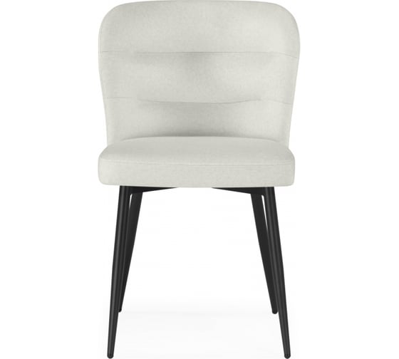 Стул на металлокаркасе Woodville Kilian light beige/black 15845