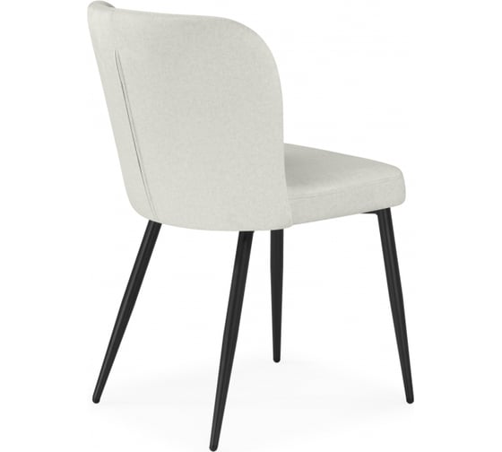 Стул на металлокаркасе Woodville Kilian light beige/black 15845